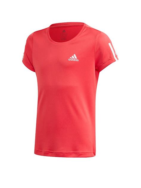 adidas t shirt mädchen rot|T.